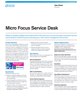 Fiche technique Micro Focus Service Desk